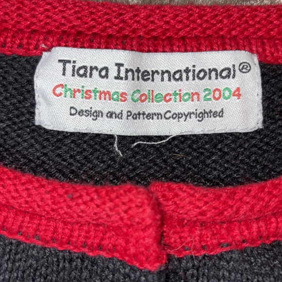 Tiara International Christmas Collection 2004 Vintage sequin beaded sweater - Picture 6 of 6